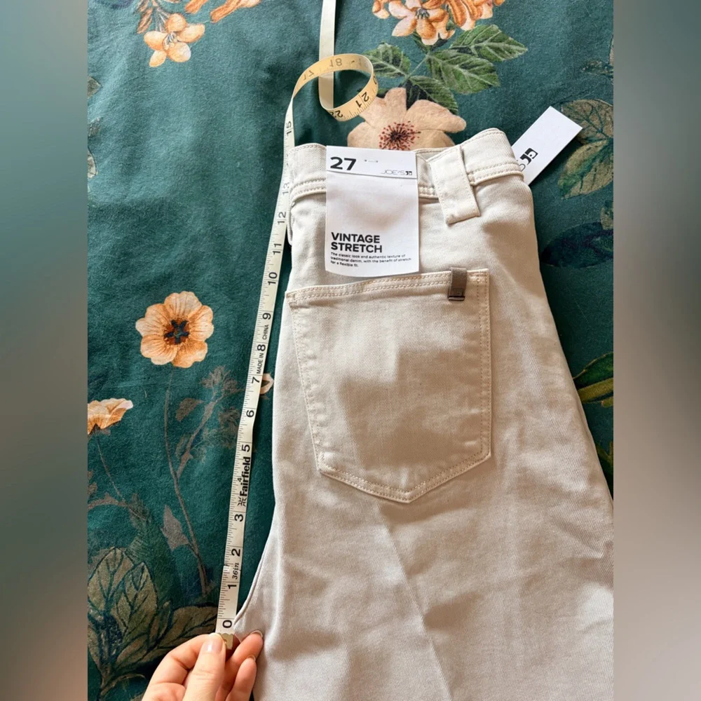 Joe's Jeans Wide Leg Jeans Light Gray - Picture 6 of 7